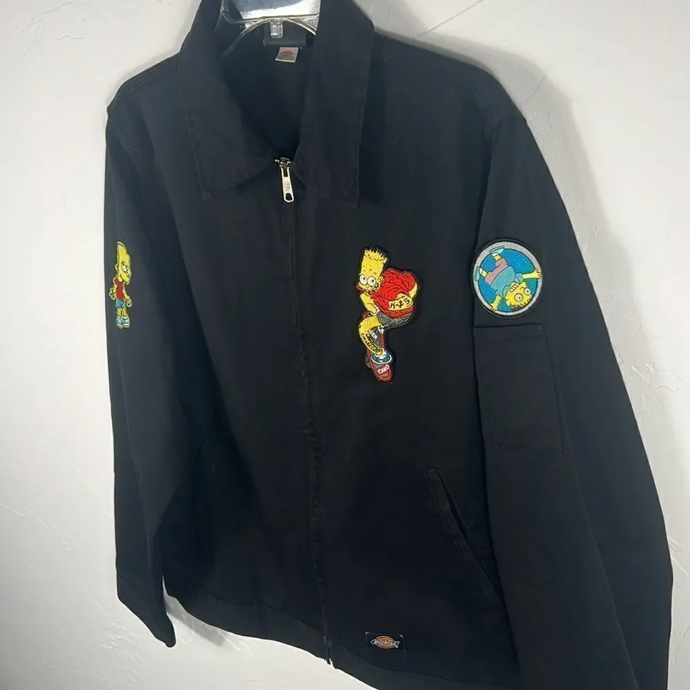 🔥🔥 True Vintage SIMPSON’s BART SIMPSON x  DICKIES Jacket - Sz M - VERY RARE!!!
